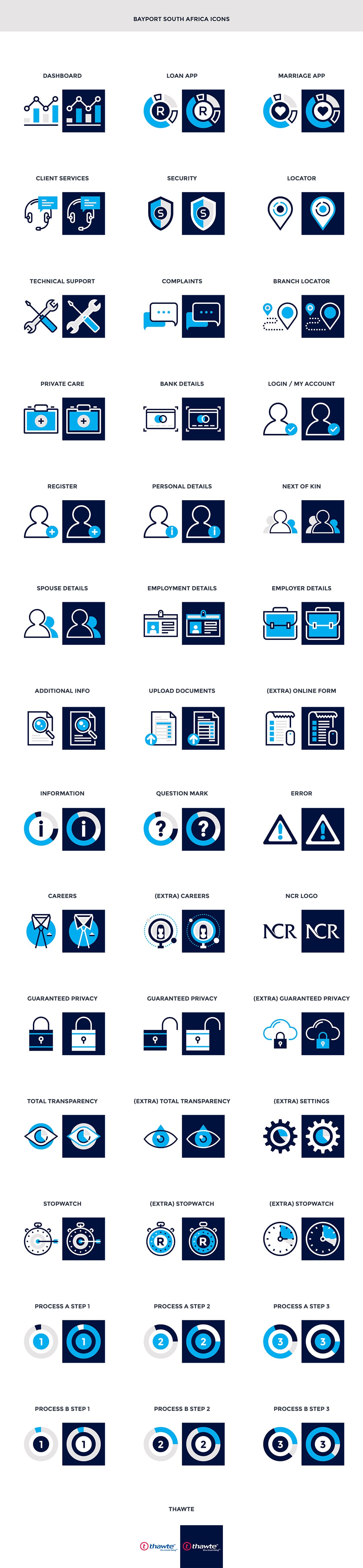 Bayport Financial Services Project — Bayport SA icons