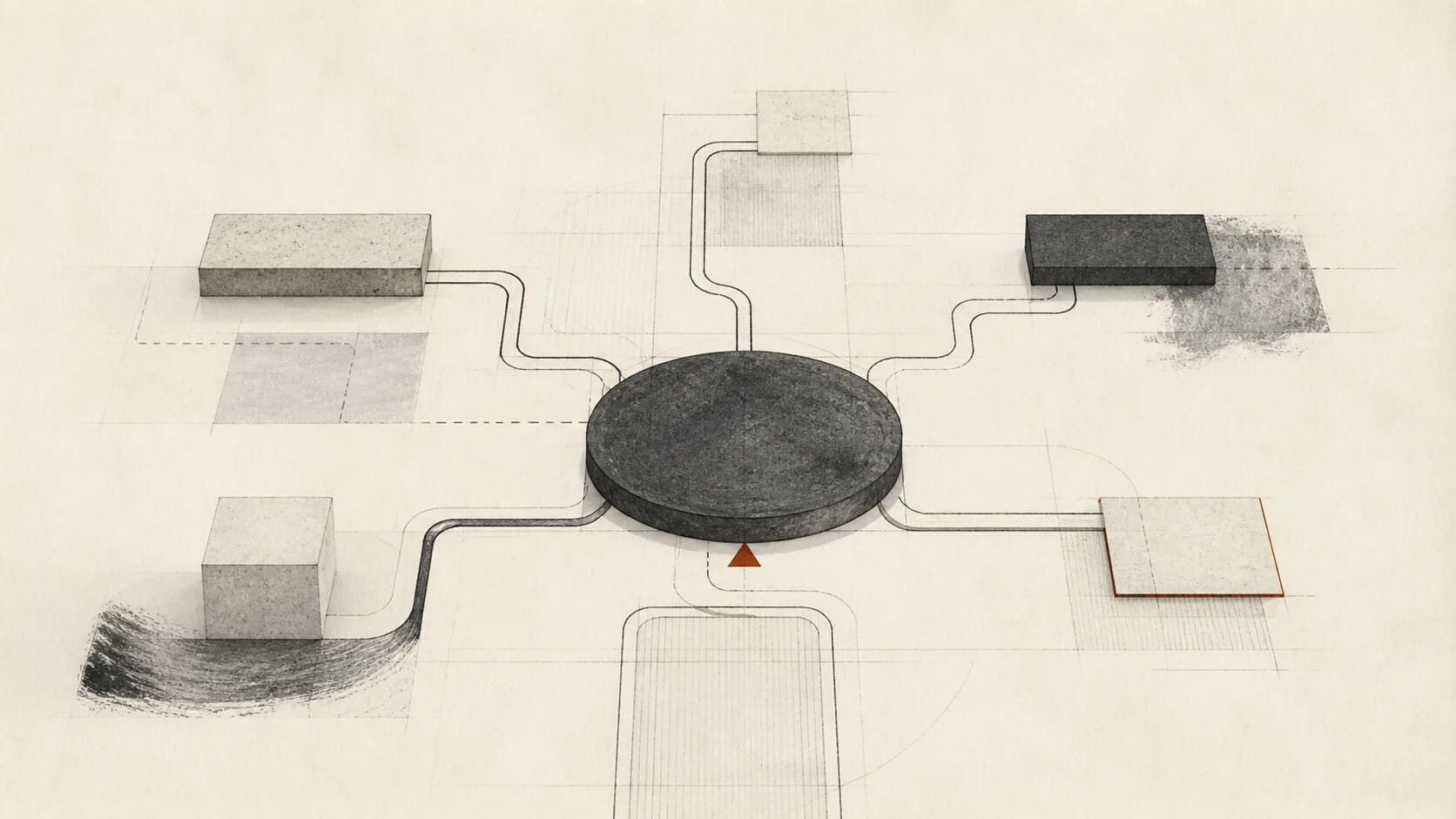 Conceptual stepped route showing several possible starting points.