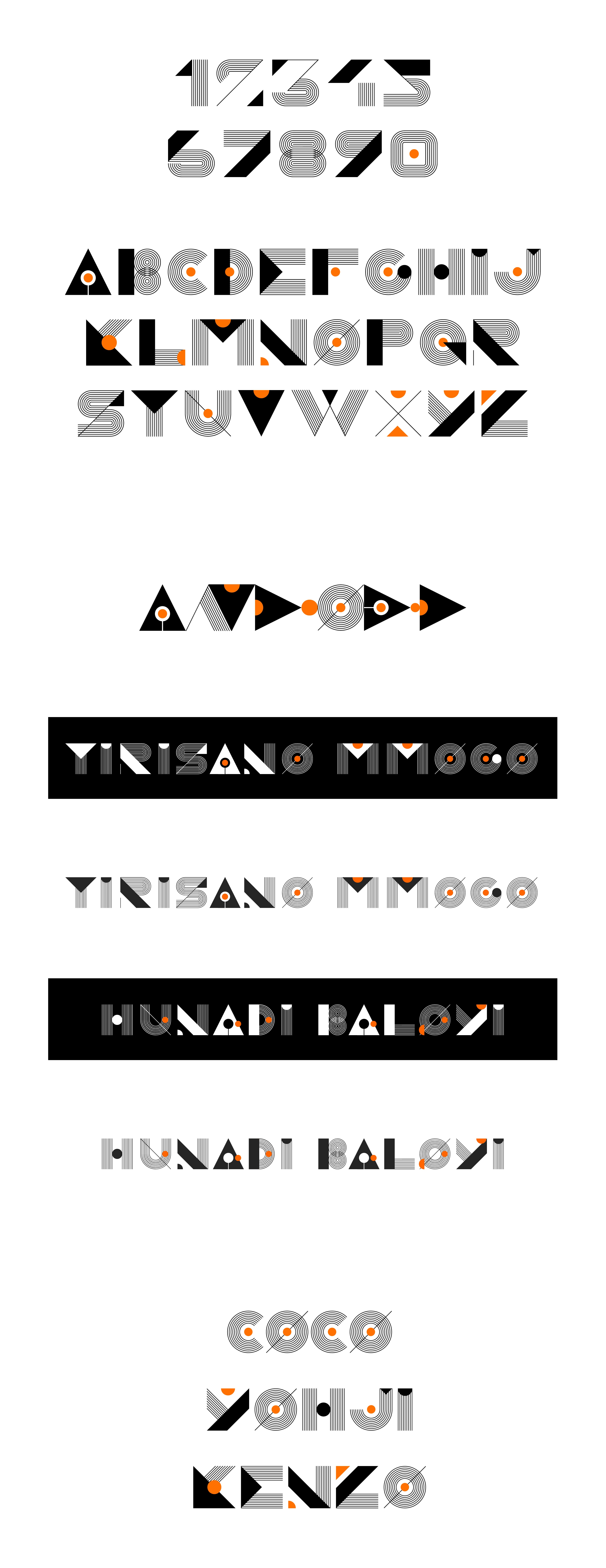 Tirisano Mmogo — Tirisano Mmogo Typeface 01