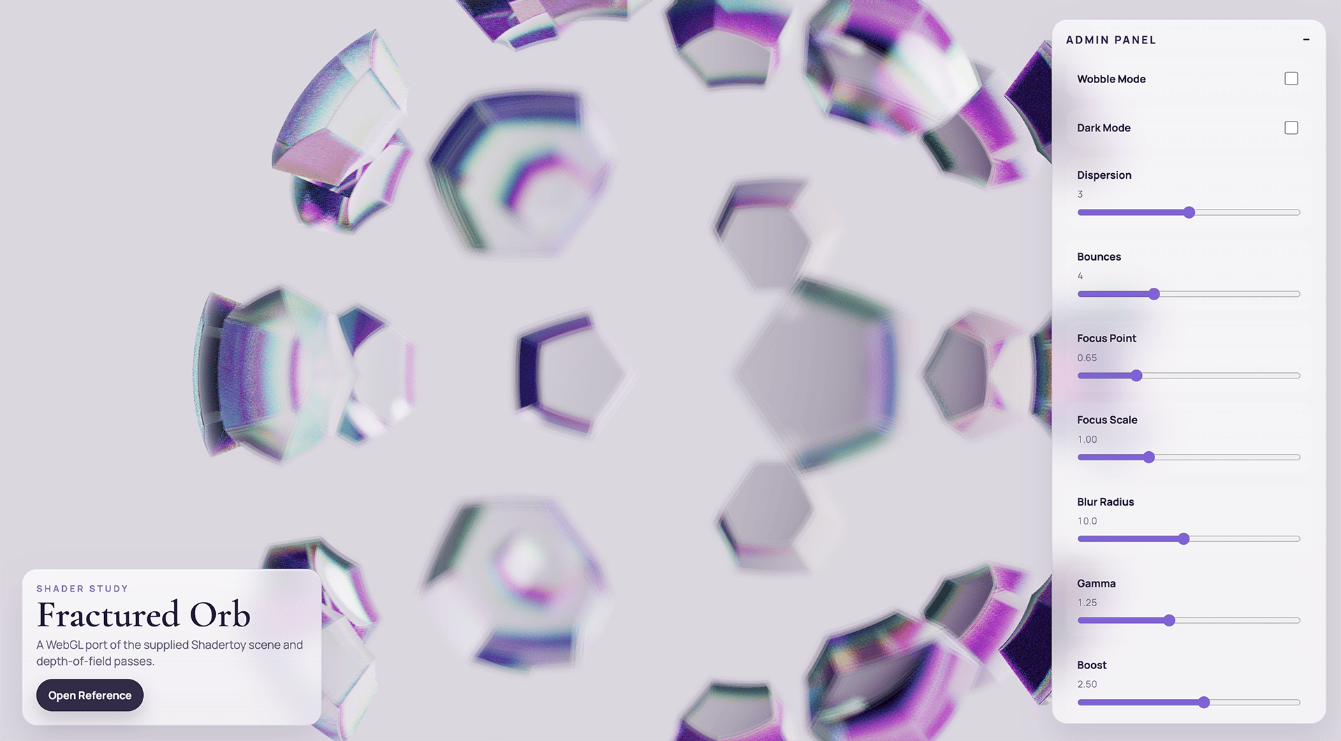 Fractured Orb prototype image