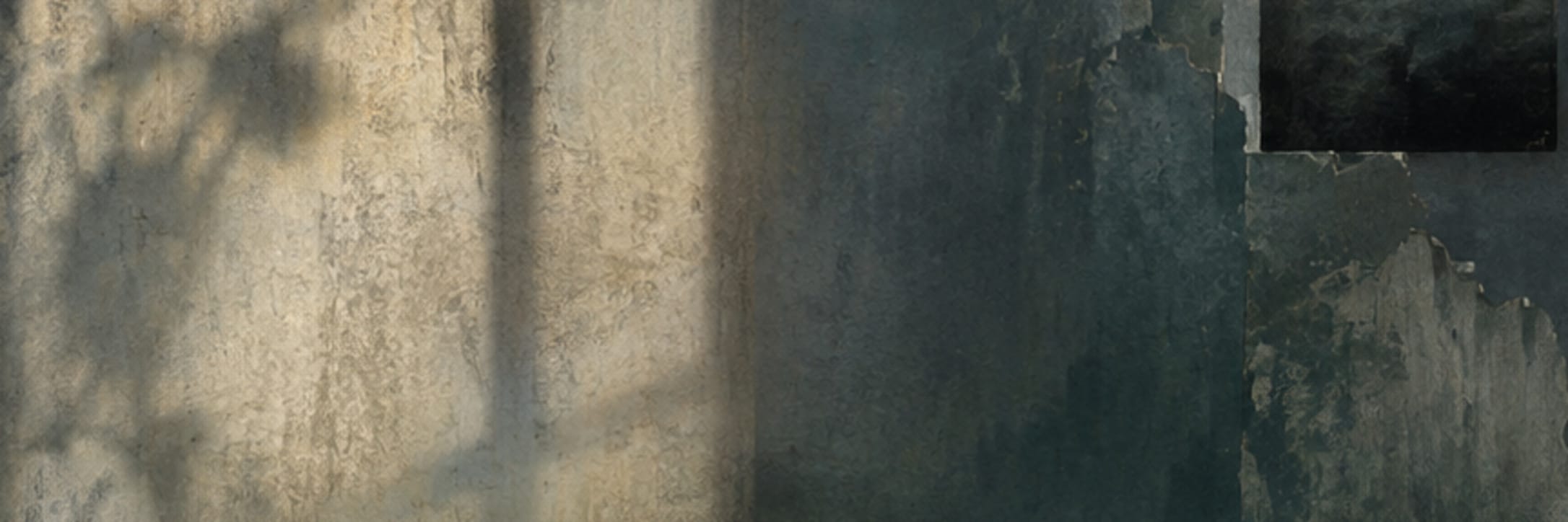 Text-free conceptual editorial artwork for a room for the unsolved.