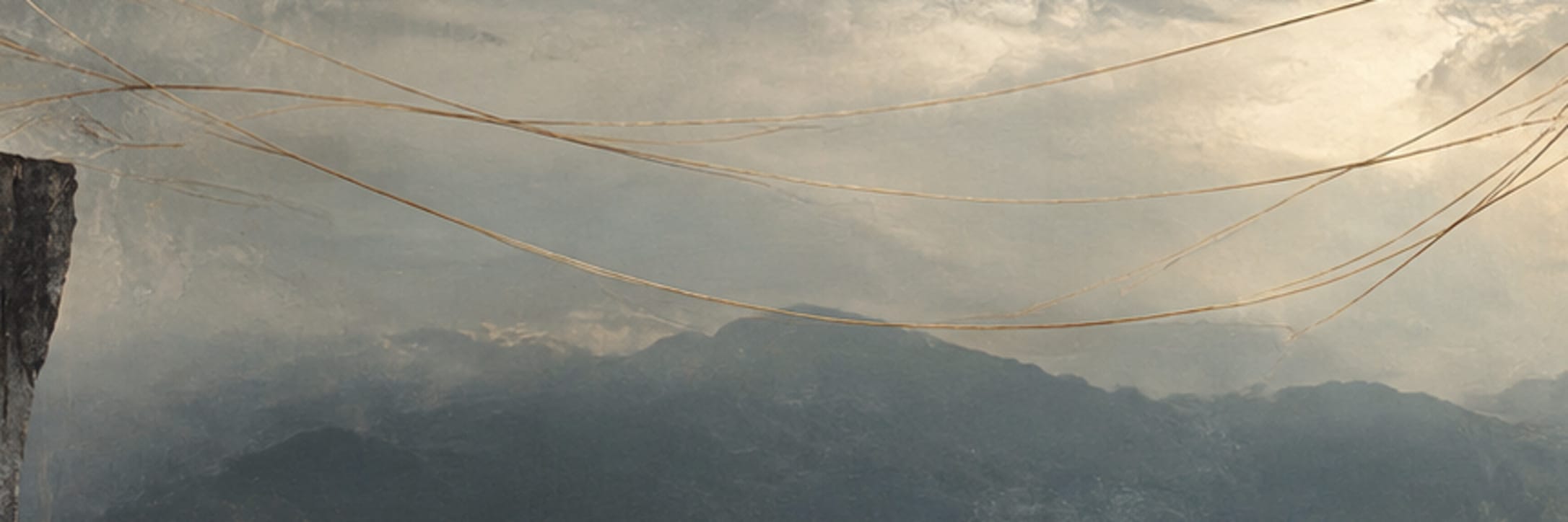 Text-free conceptual editorial artwork for a weight without ground.